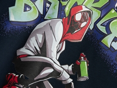 Name It dark sapphire Spiderman sweatshirt